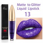 Matte Glitter vedelad huulepulgad Teemant l&auml;ikiv huulel&auml;ige veekindel kauakestev p&auml;rl huulel&auml;ige naiste huuletoon meik Maquillaje 13