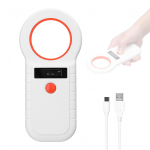 Lemmiklooma mikrokiibi lugeja skanner juhtmevaba RFID pihuarvuti kiibiskanner Laetav loomasiltide skanner valge