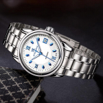 WEISIKAI 8015A meeste k&auml;ekellad Uus TOP br&auml;ndi luksuslik meeste k&auml;ekell karbiga veekindel helendav kalender, automaatsed meeste mehaanilised k&auml;ekellad must