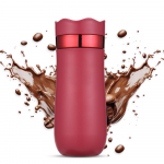Kaasaskantav French Press reisimug 320ml/11oz Roostevabast terasest kahekordse seinaga isoleeritud kohvimasin punane