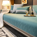 Žakaarmustriline diivanikate Libisemiskindel lamamistooli tugitoolikate L-kujulise diivani libikate M&ouml;&ouml;blikaitse Cushion cover30x50cm hall