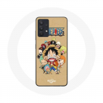 Coque pour Samsung Galaxy A13 4G / A13 4G Lite One piece Manga Equipage du Chapeau de Paille