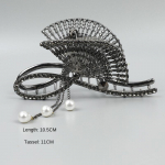 Antiikne lehvikustiilis tutiga juukseklamber