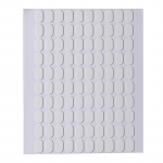 100 tk. J&auml;ljeta l&auml;bipaistev k&uuml;&uuml;nte kahepoolne kleeplint kunstk&uuml;&uuml;nte jaoks Kuvaalus T&ouml;&ouml;riistad manik&uuml;&uuml;ririba 100pcs/sheet