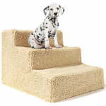 WTEMPO Dogs Creative Play Trepi &uuml;hendamine Kvaliteetsed lemmikloomatarbed kassidele ja koertele treppidel ronimiseks ja h&uuml;ppeplatvormidele 45*35*30CM valge