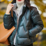 Talvine naiste sulejope valge pardi sule jakk, soe talvejope Parka mantel Naiste kaasaskantav jope XXXL beež