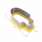 Arbuusil&otilde;ikur roostevabast terasest armas puu kujundus L&otilde;ikamine arbuusi k&ouml;&ouml;gividinad salat puuvilja viilutaja l&otilde;ikuri t&ouml;&ouml;riistad sinine