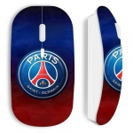 Souris sans fil maniacase blanche PSG Logo color&eacute;