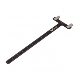 Vibu reguleerimise joonlaud T-kujuline vibu kandiline t&auml;ppisjoonlaud vibu reguleerimise m&otilde;&otilde;tmine roostevabast terasest m&otilde;&otilde;teriista vibulaskmise tarvikud sinine