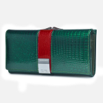 Naiste rahakotid Ehtsast nahast alligaator Naiste rahakott Naiste disainiga sidur, pikk multifunktsionaalne naiste m&uuml;ndikaardihoidja rahakotid rahakotid 18.5cm*3.5cm*9.5cm