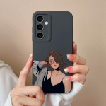Samsung M15 A15 A55 A35 S24 Ultra S24+ F15 telefoni kaane&uuml;mbriste jaoks mood poiss, t&uuml;druk Kvaliteetne silikoonist pehme kaamera kaitsekork kaitseraud Galaxy jaoks Samsung S24