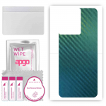apgo Protective Skin Sticker for the back compatible with OnePlus Ace, Wrap Film, Foil, Vinyl - Pattern Carbon Chameleon CAKA1