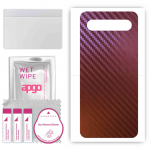 apgo skin sticker film foil vinyl for the BACK compatible with Meizu 17, scratch-resistant, easy to install - Carbon Chameleon CAKA5