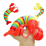 3D-liigendiga veniv homaar stressi leevendav k&auml;em&auml;nguasi, sensoorne n&auml;rvim&auml;nguasi t&auml;iskasvanutele ja lastele, survet leevendav lauam&auml;nguasi 1pc Random Color