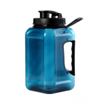 Sportlik veepudel k&auml;epidemega toidukvaliteediga BPA-vaba lekkekindel laia avanemiskonstruktsiooniga veekann Fitnessi spordipudel roheline