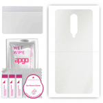 apgo Protective Skin Sticker for the back compatible with OnePlus 8, Wrap Film, Foil, Vinyl - Pattern Matte Transparent