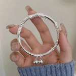 Hiina stiilis lilleline liblikaga l&uuml;kkega reguleeritav k&auml;ev&otilde;ru s&uuml;damekujuliste bambusl&uuml;lidega avatav lillepungaga k&auml;ev&otilde;ru moeehted 3