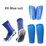 Komplekt K&otilde;rgus Elastsus Jalgpall S&auml;&auml;rekaitsed T&auml;iskasvanud Lapsed Sport Retuusid V&auml;liskaitsevarustus Nop Slip Jalgpallisokid Kids(EU 34-38)