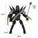 Ehitusplokk Titan Clock Man 2.0 Operaator Speakerman Drill Man Bricks Model