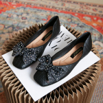 &Uuml;ksikud kingad Pehmest nahast naiste kevad Uued naiste kingad T&auml;iesti sobivad suured naiste kingad Bowknot pealisr&otilde;ivad lamedad kingad naistele 34