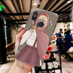 Hijab Girl Illustratsiooniga telefoni&uuml;mbris Xiaomi Mi 11 10 A2 A2lite A1 9 9SE 8Lite 8explorer F1 Poco M3 X3 Pro Fundas Cove jaoks xiaomi11xpro