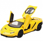 1/32 Sulamist Kogutav Kollane Lambor LP770-4 M&auml;nguasi Tagasit&otilde;mmatavad S&otilde;idukid Diecast Autode Mudel Valguse ja Heliga 1/32-Size:15.5*6*3.5cm