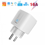 Prantsuse pistik Graffiti WiFi Smart Socket H&auml;&auml;ljuhtimine Mobiiltelefoni Kaugjuhtimisl&uuml;liti Toite tuvastamise eeskirjad Pistikupesa 1Pcs