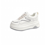 Ehtsast nahast isakingad, naiste k&otilde;rged n&ouml;&ouml;riga v&auml;ikesed valged kingad, v&auml;rviga sobivad vabaaja &otilde;pilaskingad 32