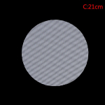 K&otilde;rgele temperatuurile vastupidav silikoonist paks &uuml;mmargune mittenakkuva matt aurutamisriie 21CM