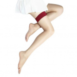 1 paar naiste sukad l&auml;bipaistva v&otilde;rguga &uuml;li&otilde;huke, k&otilde;rge elastsusega jaapani stiilis libisemisvastane &uuml;hev&auml;rviline pehme kiire must