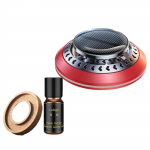 Auto &otilde;huv&auml;rskendaja, p&ouml;&ouml;rleva p&auml;ikeseenergia aroomiteraapia eeterlike &otilde;lide hajuti l&otilde;hnaga autode sisekujundustarvikud punane