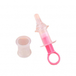 Lemmikloomade pillide s&ouml;&ouml;tja l&auml;bipaistev kaal, eemaldatav toiduklassi BPA-vaba l&auml;mbumisvastane universaalne kassikoer roosa