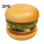 1 komplekt Hamburgeri aluste alusega Burgeri kujuga puidust kuuma poti alusn&otilde;u hoidja Kuumakindel joogitass aluste alusp&otilde;hjaga alusmatt Kodukaunistus A