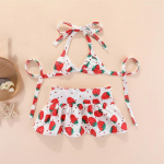 INS koera bikiinid ujumistrikoo T&uuml;drukud koerad rannariietus Tutu Kleidid koerte ujumiskost&uuml;&uuml;m v&auml;ikestele keskmistele kutsikatele Suvised kutsikate lemmikloomade komplektid XS maasika