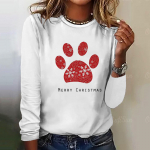 S&auml;delevad teemandid K&auml;paprindid Mustrid Pikad varrukad T-s&auml;rk S&uuml;gis Uus Puuvillane Lahtine Naiste T-s&auml;rgid Vabaaja disaineri naister&otilde;ivad S