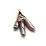 P&auml;rlitest ripats mageveep&auml;rlitest barokkstiilis ripats ehete valmistamiseks DIY kaelakee tarvik 15x20-20x40mm