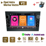 Autoraadio multimeediumipleier Opel Vauxhall Astra Antara Meriva Vivaro Combo Signum Vectra Corsa 2 Din Android Carplay GPS Autoradio 2+32GB jaoks 1+32GB must