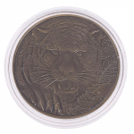 1 tk Dragon Tiger pronksm&uuml;nt pronksiga kaetud 40 mm kollektsioneeritavad m&uuml;ndid