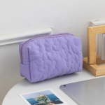 Moe t&uuml;drukute kommide v&auml;rviline kosmeetikakott suure mahutavusega meigihoidikott T&otilde;mblukuga meigikotid Roosa Clutch ilukohver lilla