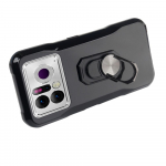 Sobib Doogee V20 Pro telefoni&uuml;mbrise hoidikule+terasest kile black must