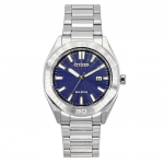 Citizen Eco-Drive roostevabast terasest sinine numbrilauaga meeste k&auml;ekell BM7630-80L 100M sinine