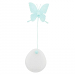 Teelehe infuser silikoonist naljakas loominguline korduvkasutatav Butterfly teekoti filtrihoidik koos n&ouml;&ouml;riga tees&otilde;elaga kruusipudeli veekeetja jaoks taevasinine v&auml;rv