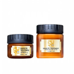 120/60 ml Maagiline Juuksemask Argaania&otilde;li Juuksehooldus Kreem Taastav Kuiv Kortsumine Kahjustav Keratiinihooldus Maskid Pehmed L&auml;ikiv Juustele PURC pruun