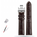 Klassikaline 19MM 20MM 21MM Veisenahast Kellarihm Longines Masters Collection L3 L4 L2.628/L2.673 jaoks Liblikaslukuga kellarihm 21mm