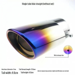 Roostevabast terasest summuti v&auml;ljalaskekate auto saba k&otilde;ri modifikatsiooni jaoks &ndash; &uuml;he/kahekordse v&auml;ljalasketoru kaunistus