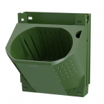 Seinale paigaldatav mitme auguga lillepotikonteiner Aia bonsai sukulentide istutusmasin roheline