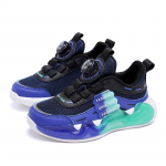 P&ouml;&ouml;rleva nupuga laste spordijalatsid korvpallijalatsid poistele hingavad spordijalatsid Moodsad t&uuml;drukute spordijalatsid 38 sinine/must