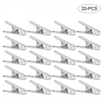 20 tk/partii Roostevabast terasest riideklambrid Mitmeotstarbelised pesupesemise riidekinnitid Klambrid Tihendavad Tuulekindlad Klambrid Majapidamine