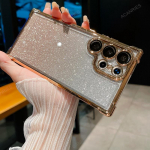 Samsung Galaxy S24 Ultra 5G S23 Plus S22 + S21 Fe l&auml;ikega silikoonist pehme &uuml;mbris S 24 23 22 nelja nurgaga p&otilde;rutusvastane kate S24