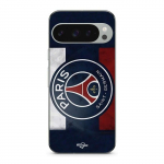 Coque de t&eacute;l&eacute;phone - MANIACASE - Google Pixel 9 Pro - Souple - Drapeau PSG - Sportif